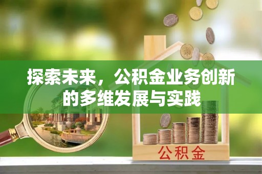 湖南探索未来，公积金业务创新的多维发展与实践