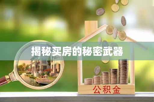 湖南揭秘买房的秘密武器