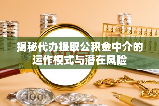 湖南揭秘代办提取公积金中介的运作模式与潜在风险