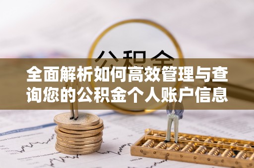 湖南全面解析如何高效管理与查询您的公积金个人账户信息