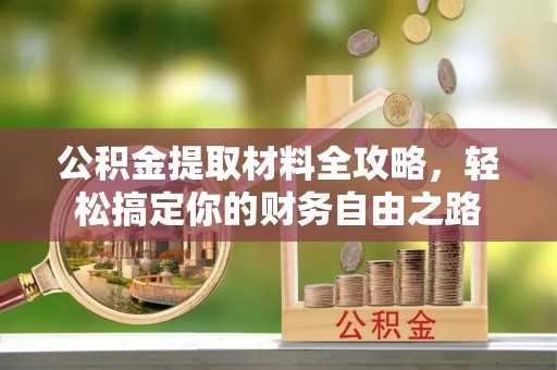 湖南公积金提取材料全攻略，轻松搞定你的财务自由之路