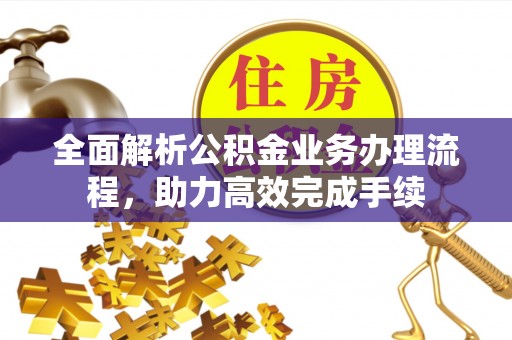 湖南全面解析公积金业务办理流程，助力高效完成手续